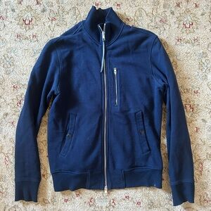 Rag & Bone Dark Blue Zip-Up Jacket
